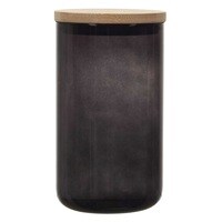 Cook&#39; Concept Coloured Glass Jar with Bamboo Lid 1L