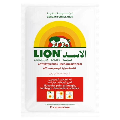 Lion Capsicum Pain Relief Plaster 1 count