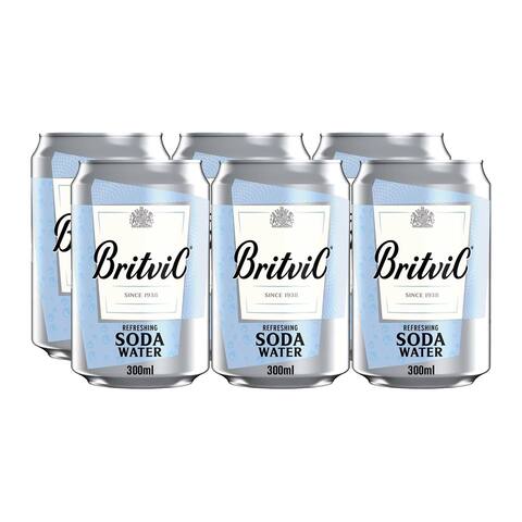 Britvic Soda Water – 160ml Mini Cans, Case Of 24