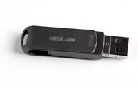 Green Lion 4 In 1 USB Flash Drive (128GB), Lighting/Micro/Type-C/USB-A, Support: Windows, Mac, Android, iPhone - Flash Drive