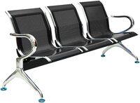 Karnak Banco Metal Heavy-Duty Metal Bench With Armrests And Backrest - Modern And Comfortable Bench (K# 222)