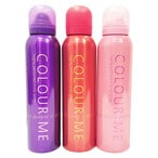Buy Milton-Lloyd Colour Me Highly Perfumed Body Spray Multicolour 150ml Pack of 3 in UAE