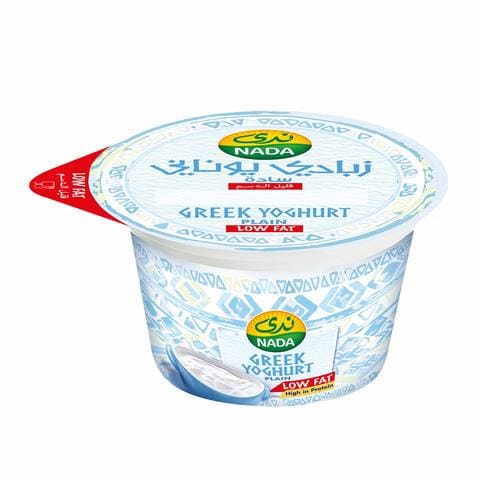 Buy Nada greek Yoghurt Plain Low Fat 160g in Saudi Arabia