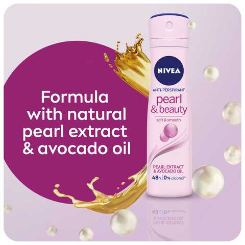 NIVEA Antiperspirant Spray for WoMen Pearl &amp; Beauty Pearl Extracts 150ml
