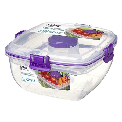 Sistema Lunchbox w. Container - Triple Split Lunch - 2 L - Turquoise