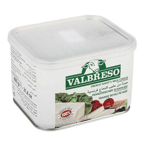 Buy Valbreso French Feta  Cheese 600g in Saudi Arabia