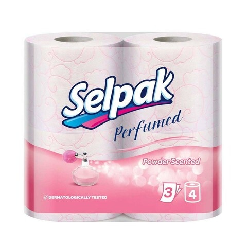 Selpak Toilet Paper Spa With Scent Powder 8 Rolls