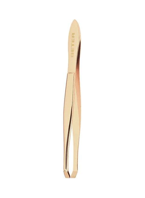 Buy Beter - Gilded Crab Tip Tweezers Gold in UAE