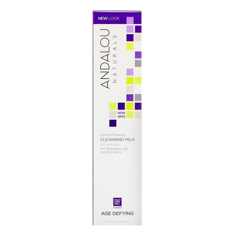 Andalou Naturals Apricot Probiotic Cleansing Milk White 178ml