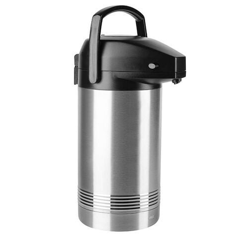 Emsa President Stainless Steel Pump Flask Silver 3L