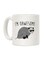 muGGyz Printed Ceramic Coffee Mug White 11Ounce