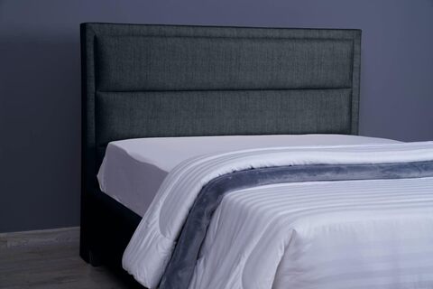Dark grey headboard new arrivals