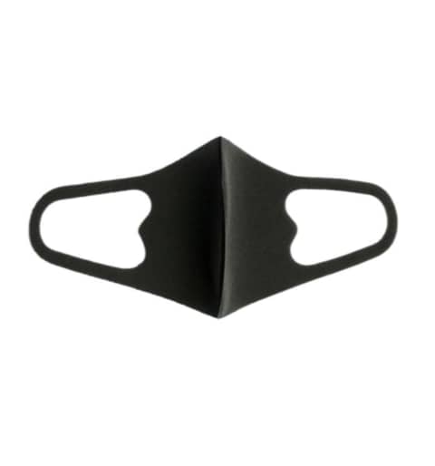 Sapu - Washable Sponge Mask Black - 1pcs