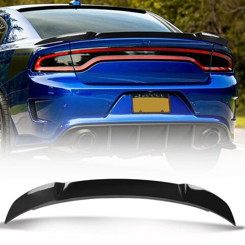 Buy KKoneAuto Rear Spoiler Compatible with 2011-2021 Dodge Charger RT SXT  Hellcat Style Trunk Spoiler Wing Gloss Black Online - Shop Automotive on  Carrefour UAE