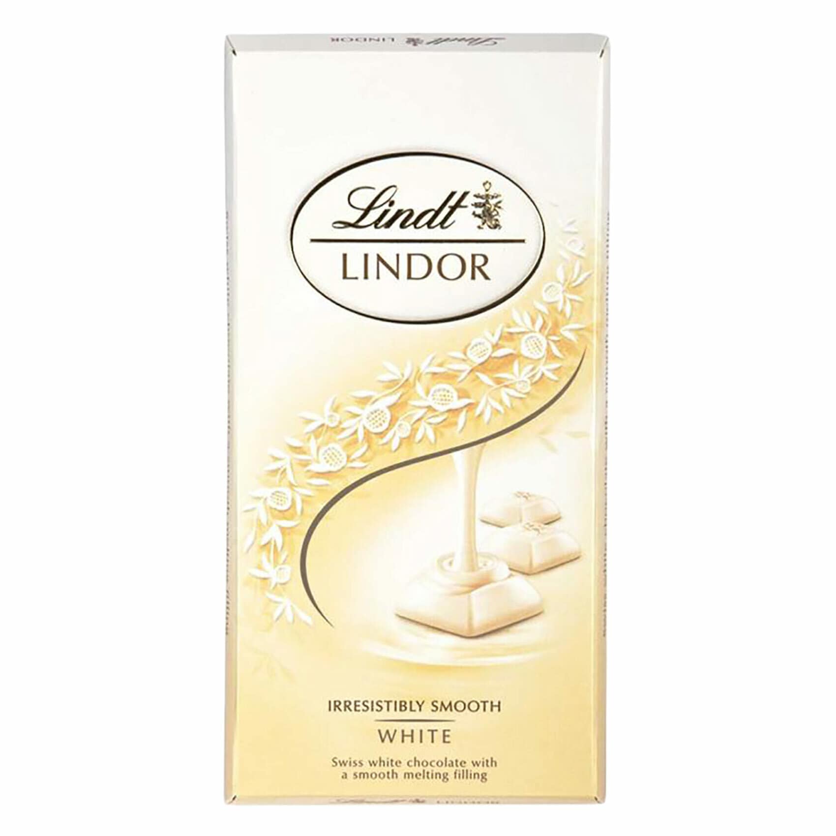 Buy Lindt Lindor Swiss White Chocolate 100g Online - Shop Food Cupboard ...