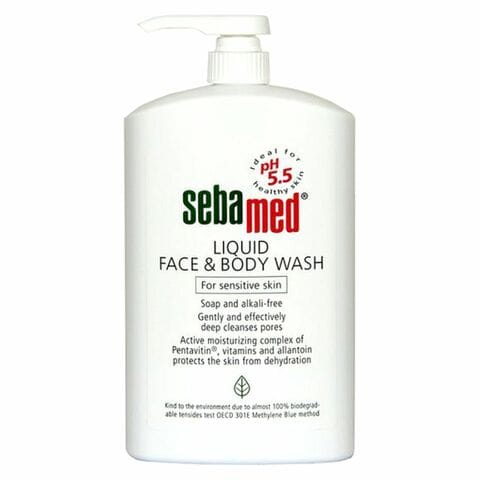 Sebamed Face And Body Liquid Wash White 1L