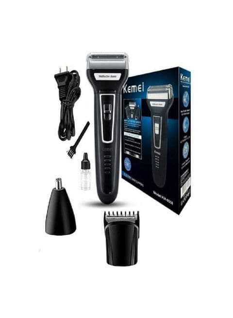 اشتري Kemei Km-6558 3 In 1 Electric Hair Clipper Black 350G في السعودية