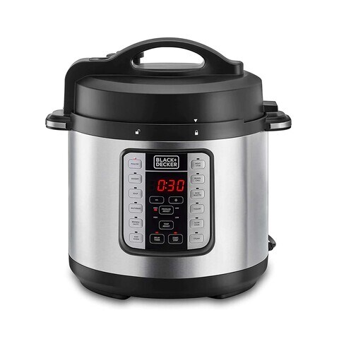 Black+Decker Electric Pressure Cooker 7in1 PCP1000-B5 6 Litre Online ...