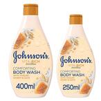 Buy JOHNSONS Honey  Yogurt Shower Gel 400 ml + 250 ml Free in Kuwait