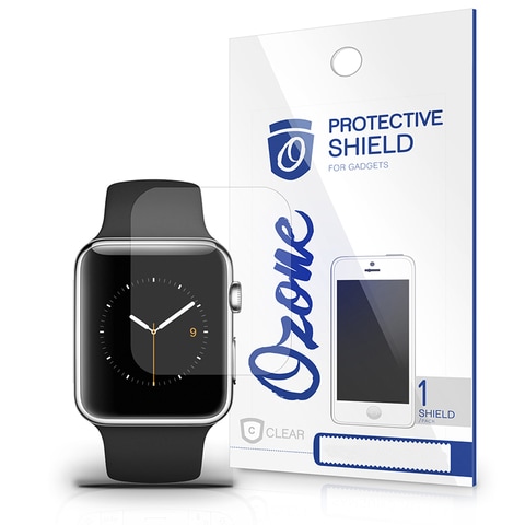 Ozone - Apple Watch 44mm Screen Protector Film Crystal Clear HD Screen Protector Scratch Guard - Clear