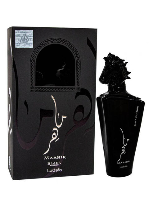 Lattafa Maahir Black Edition Eau De Parfum For Unisex - 100ml