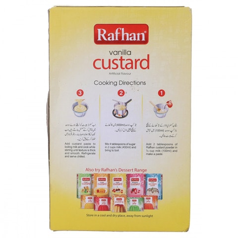 Buy Rafhan Dessert Vanilla Custard 275 gr Online | Carrefour Pakistan