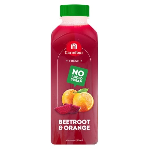 Buy Carrefour Fresh Beetroot Orange Juice 330ml in UAE