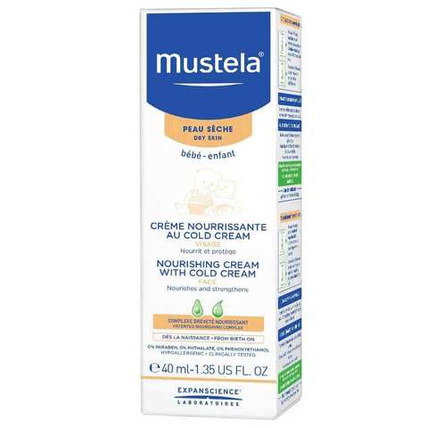 Nourishing cream with sales cold cream mustela