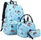 Blackstone School Bag Waterproof Nylon Teen Boys/Girls Book Bag Middle School Backpack 3 Pc Set
