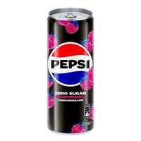 Pepsi Zero Raspberry Cola Beverage Can 330ml