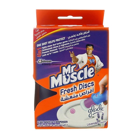 Mr. Muscle Lavender Fresh Discs 36 Ml