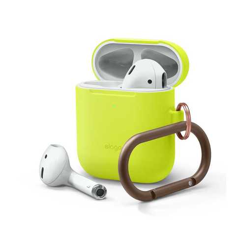 Elago - Skinny Hang Case for Apple Airpods - Neon Yellow