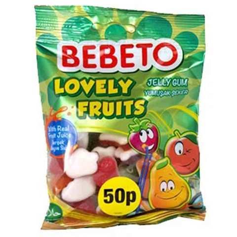 بيبيتو حلوى الجيلي جومي بنكهة الفواكه الجميلة 80 غرام