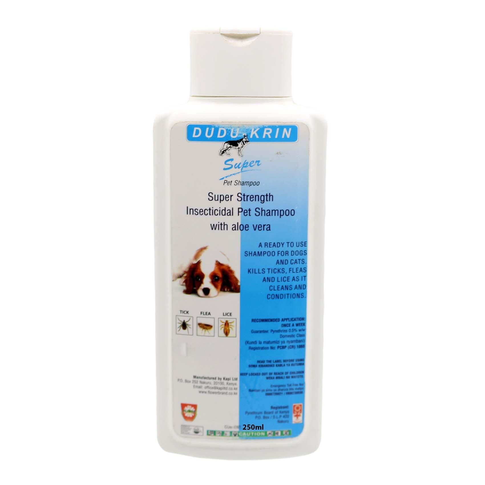 Insecticidal dog shampoo sales