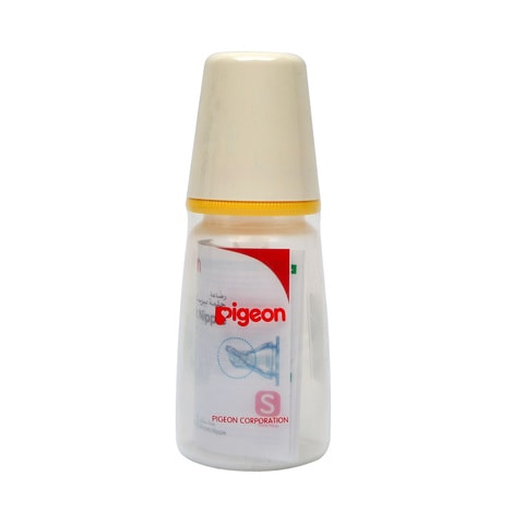 Pigeon Nursing Plastic Bottle 0-3m+ 120ml White Cover