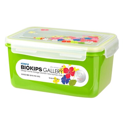 Komax Biokips Rectangular Air & Water Tight Food Storage Container