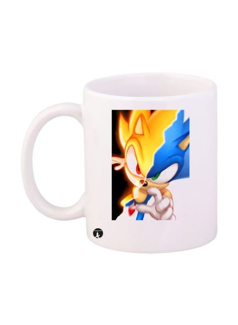 Bp Sonic Printed Mug White/Blue/Yellow Standard Size