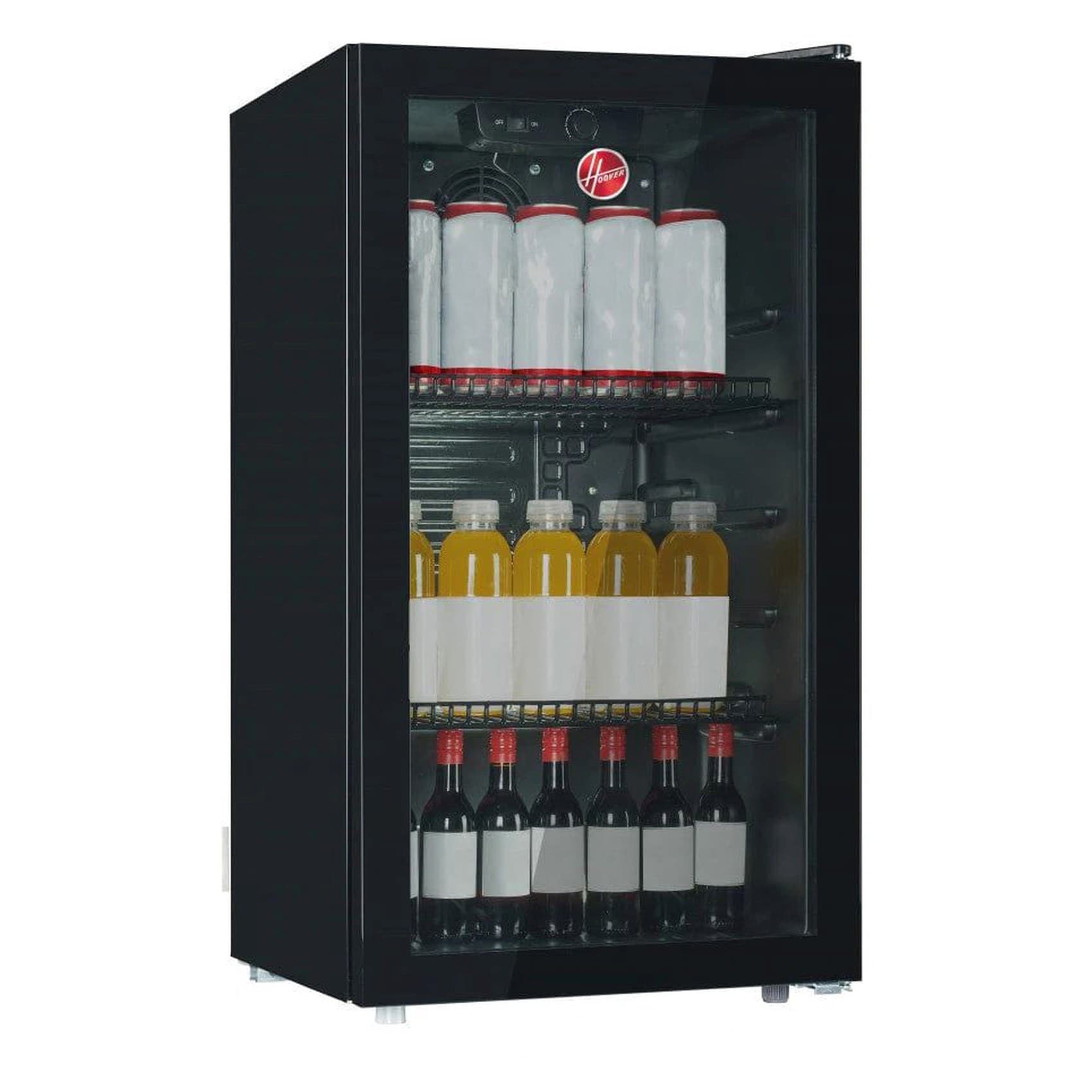 Refrigerated store beverage cooler