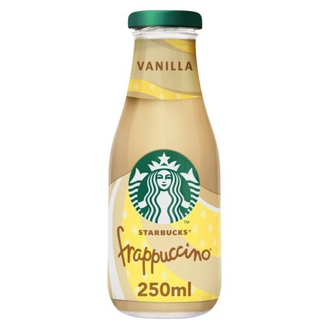 Starbucks Frappuccino Delightful Classic Vanilla Coffee Drink 250ml