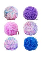 اشتري Marrkhor 6-Piece Round Bath Sponge Loofah Multicolour في الامارات