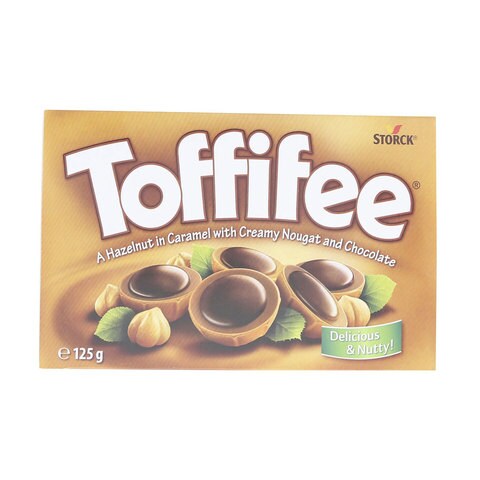 Storck Toffifee Hazelnut In Caramel With Creamy Nougat And Chocolate Toffee 125g