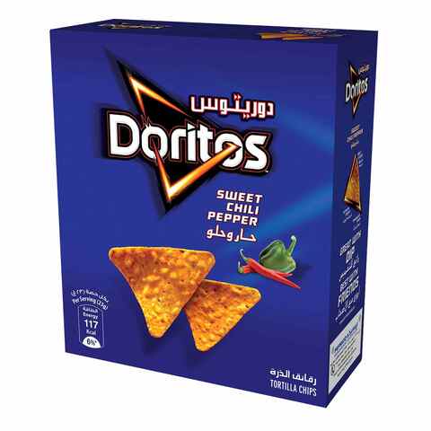 Doritos Sweet Chili Tortilla Chips 23g Pack of 12