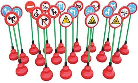Rainbow Toys - Kindergarten Traffic Sign Signal Indoor Early Childhood Education Toy (B)