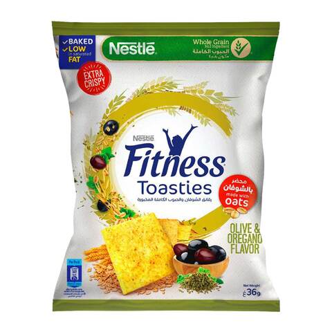 Buy Nestle Fitness Toasties Olive And Oregano 36g in Saudi Arabia