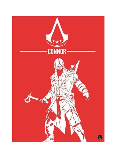 Video Game Assassin&#39;s Creed Metal Plate Poster Multicolour 15x20centimeter