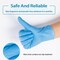 Decdeal - Blue Nitrile Gloves Powder Free Oil and Acis Proof Protective Gloves Convenient Laboratory Inspection Gloves