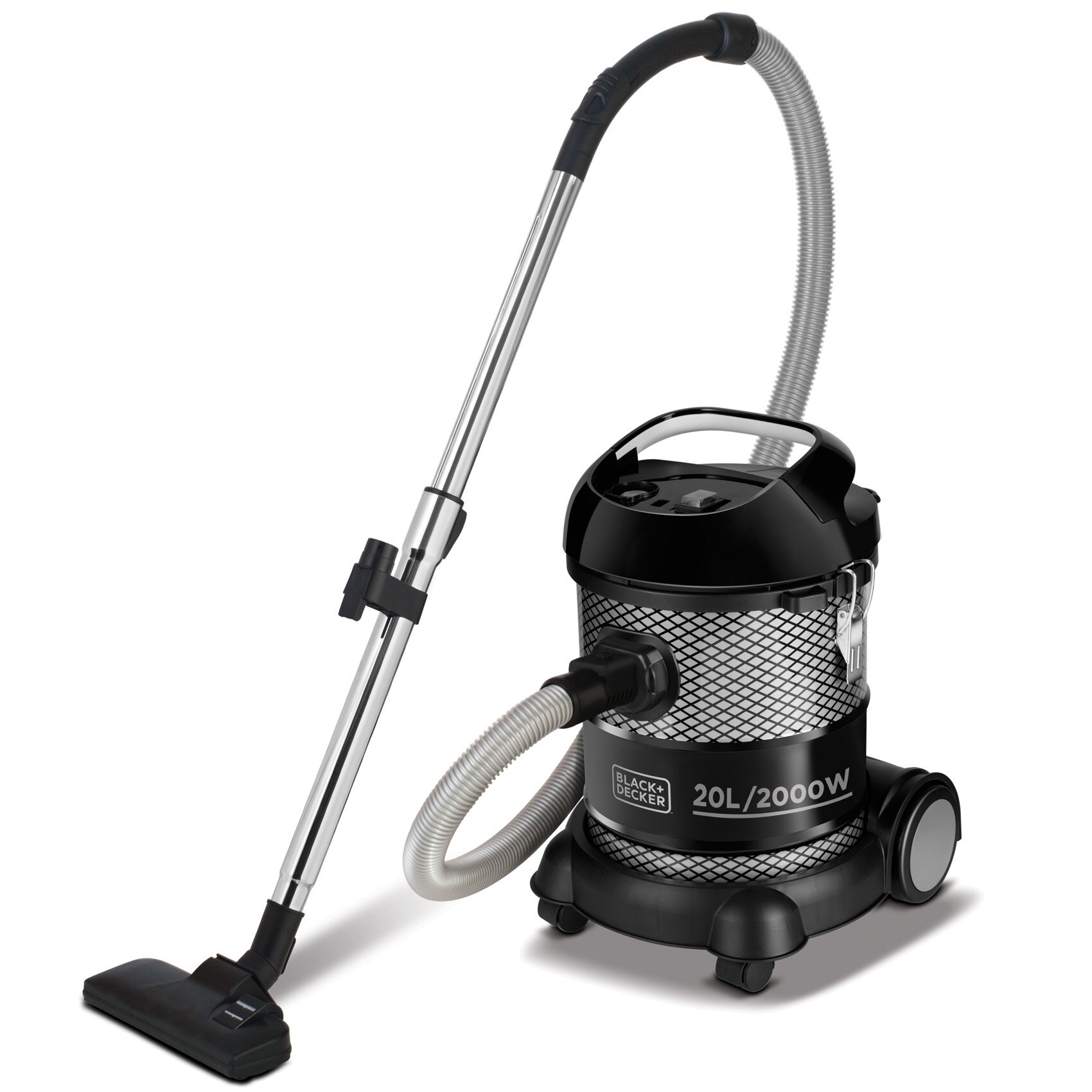 Buy Black&Decker 20L 2000W Barrel/Drum Vacuum Cleaner, Black BV2000
