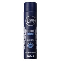 NIVEA MEN Deodorant Spray for Men Cool Kick Fresh Scent 200ml