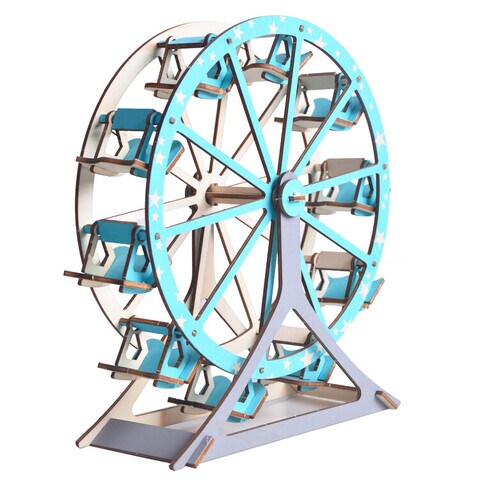 Life Full Supplies- DIY 3D Wooden Puzzle Ferris Wheel