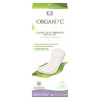 Organyc Light Flow Feminine Care Liners White 24 Liners